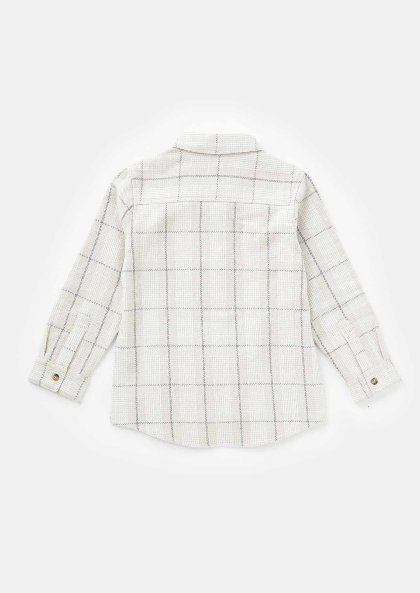 Grey Check Pocket Shirt