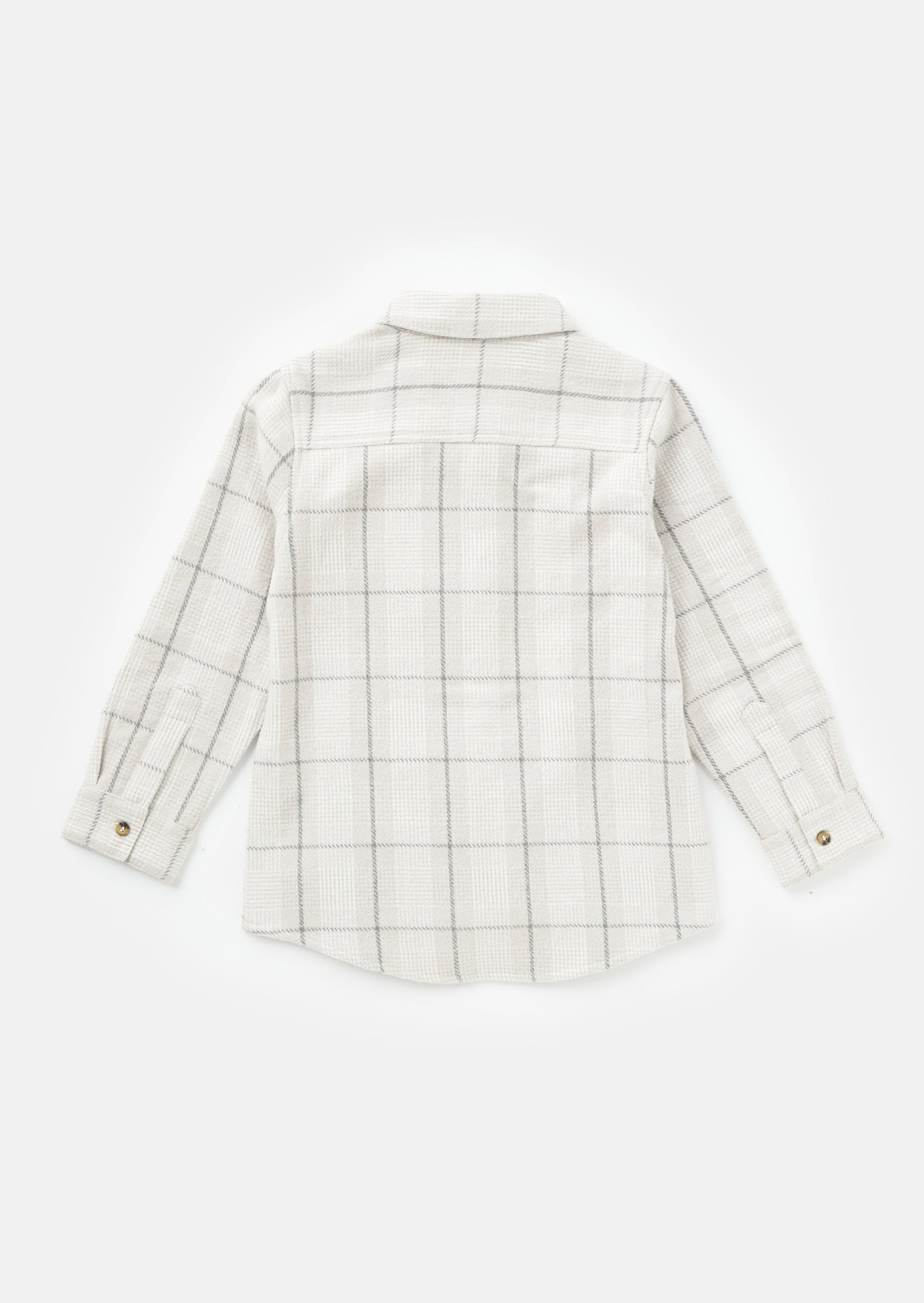 Grey Check Pocket Shirt