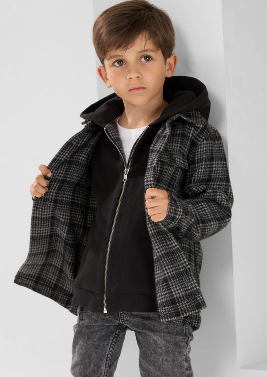 Harrison Check Hooded