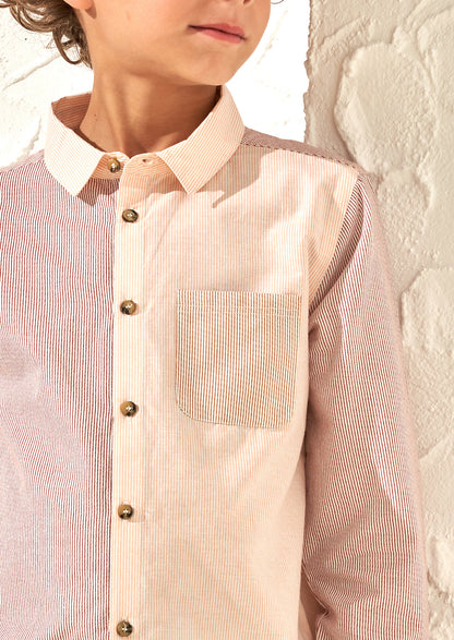 Chase Pink Multi Stripe Shirt