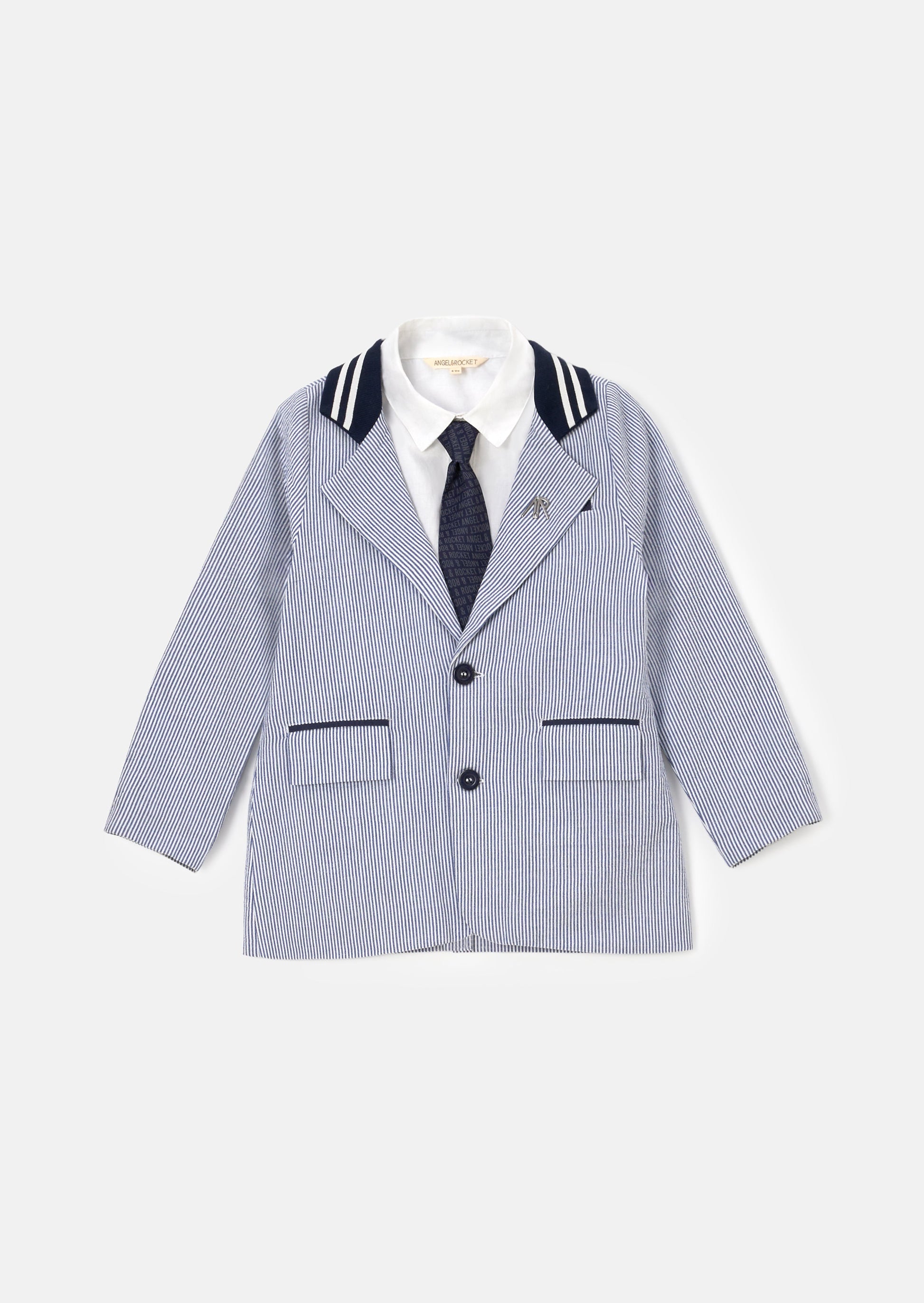 Angel & Rocket Blue Blazer Set