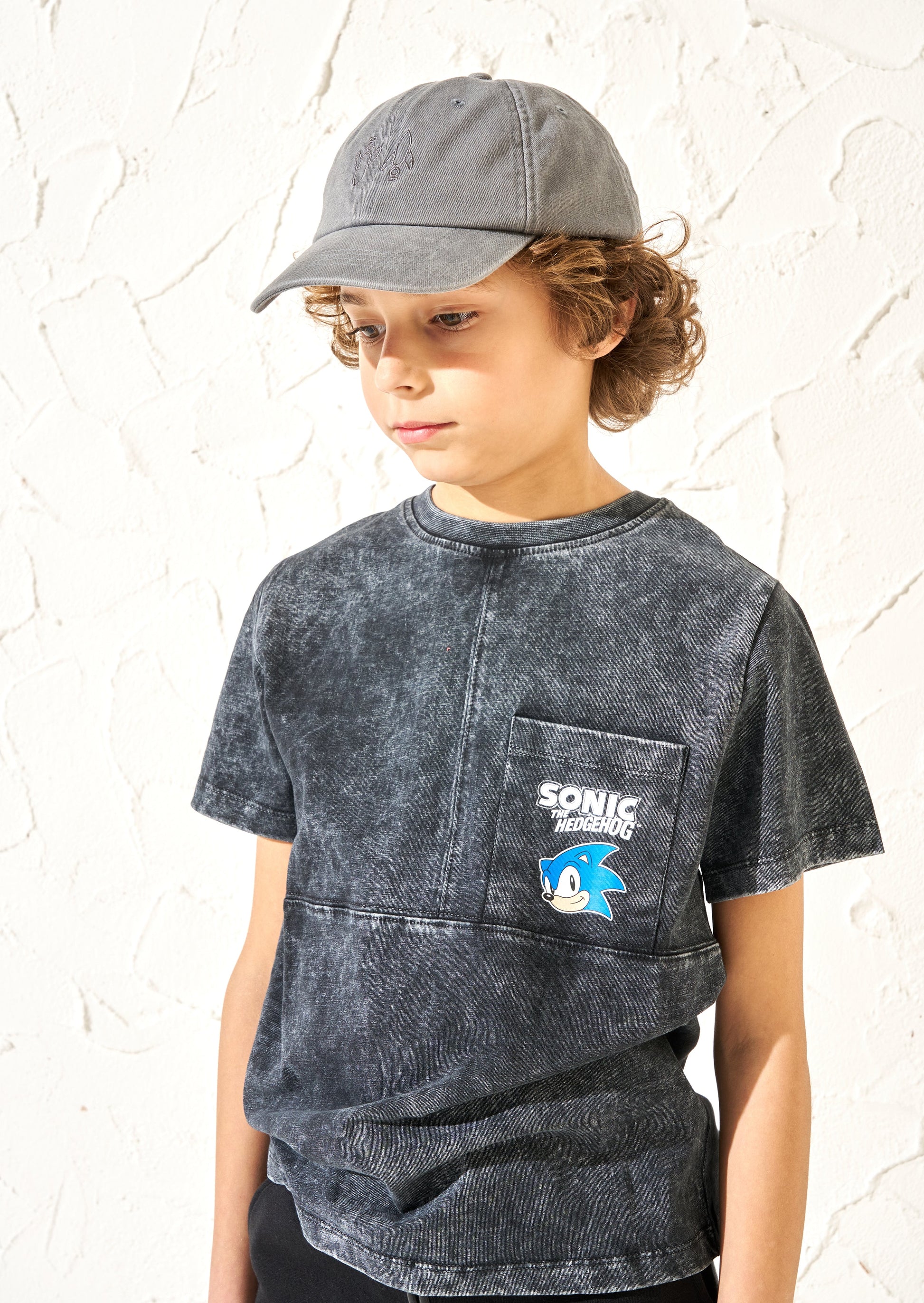 Sonic Black Seam Printed Tee