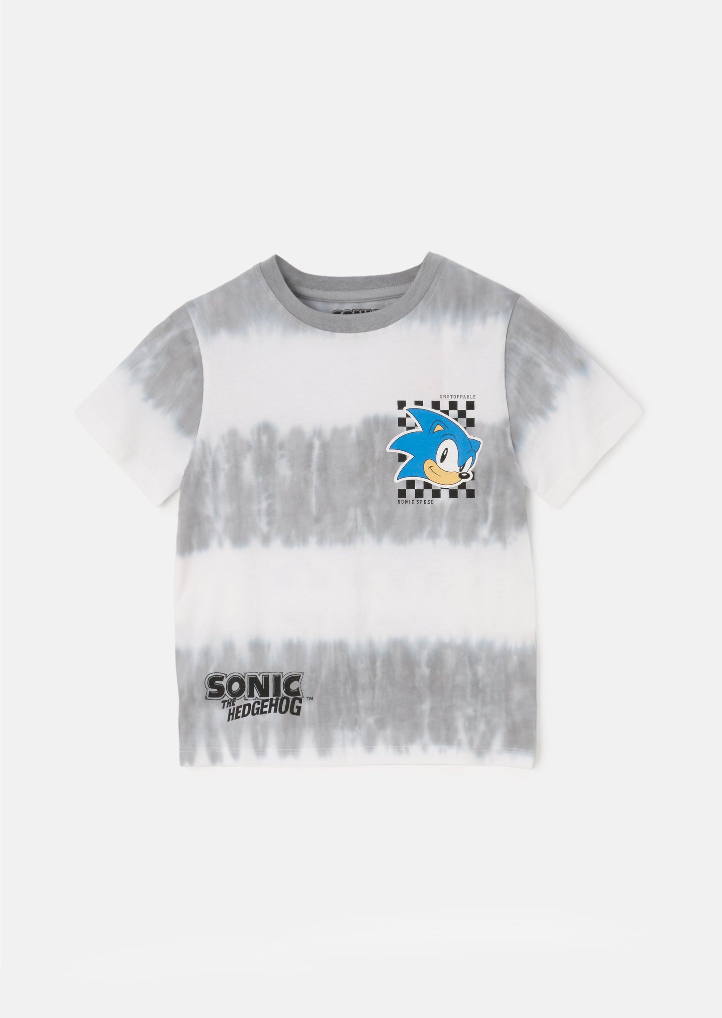 Sonic Grey Tie Dye Boys Tee