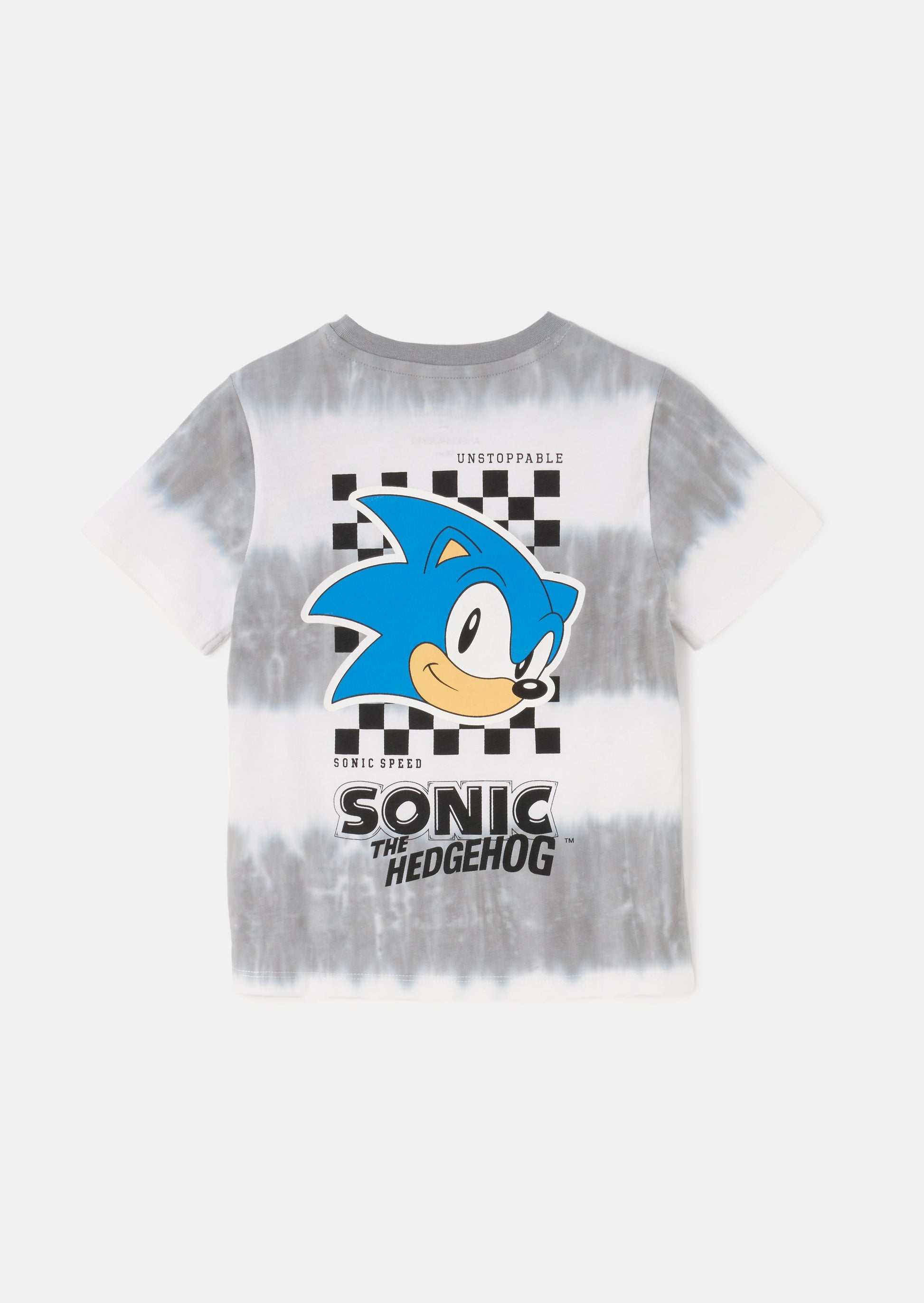 Sonic Grey Tie Dye Boys Tee