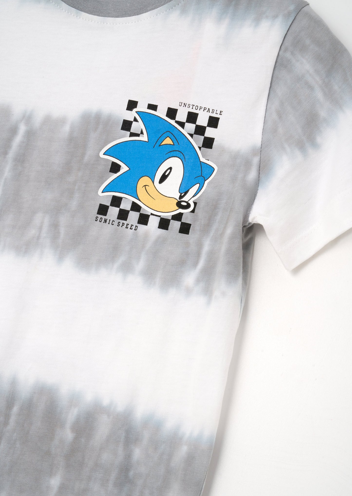 Sonic Grey Tie Dye Boys Tee