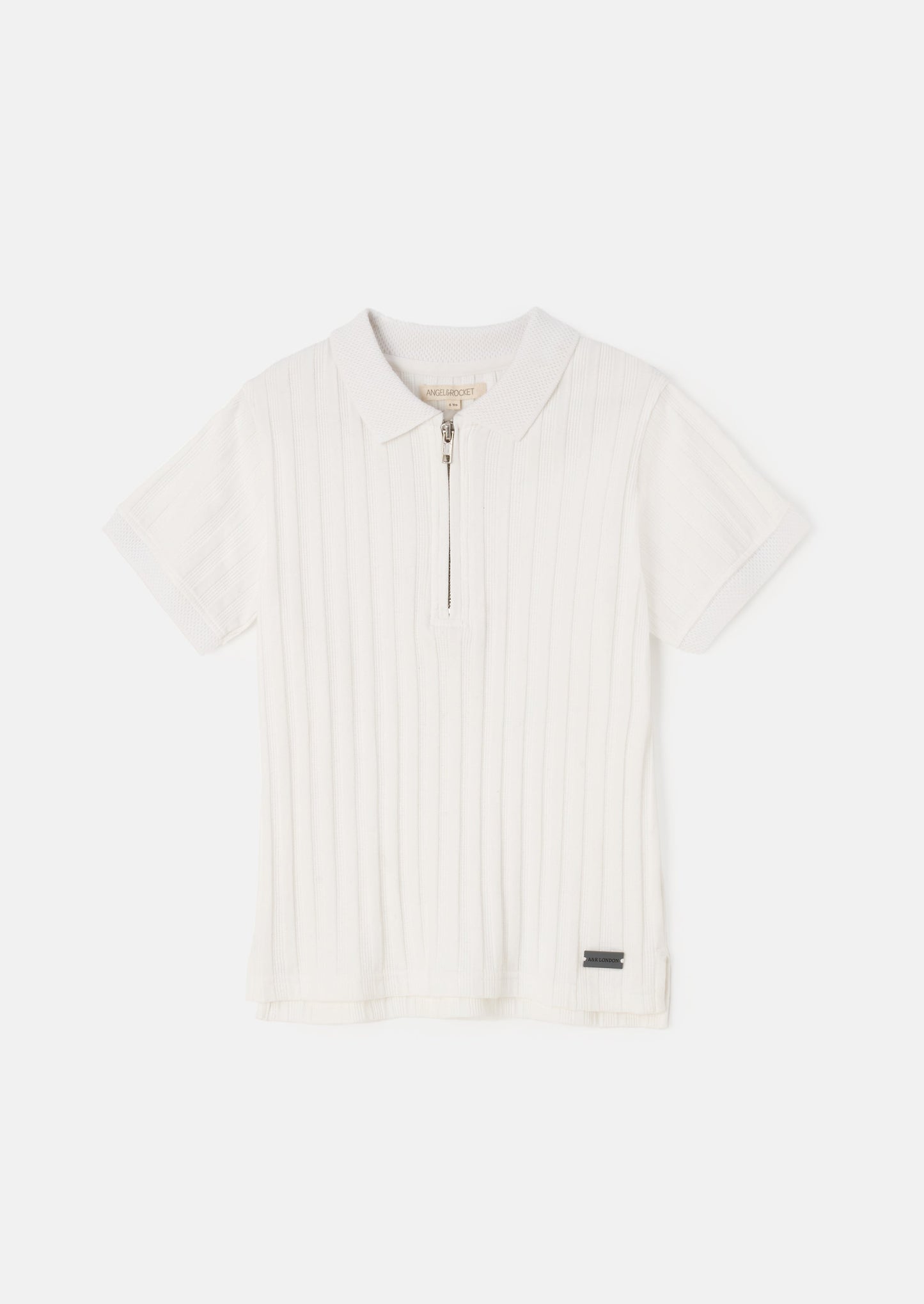 Textured Rib Polo Shirt