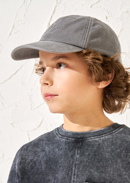 Authentic Grey Baseball Cap