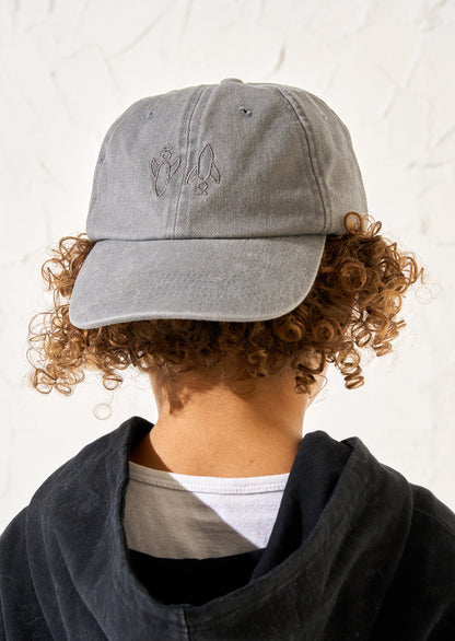 Authentic Grey Baseball Cap