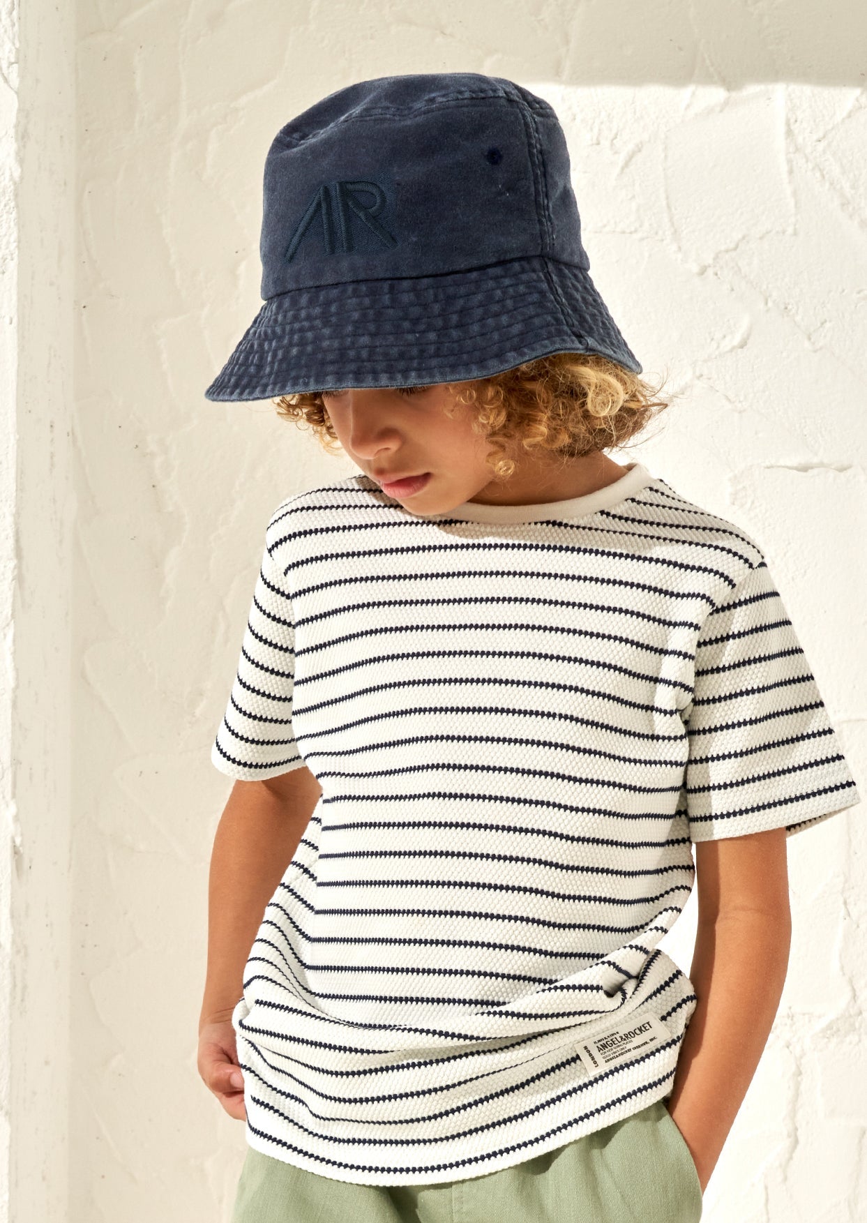 Navy Cotton Bucket Hat