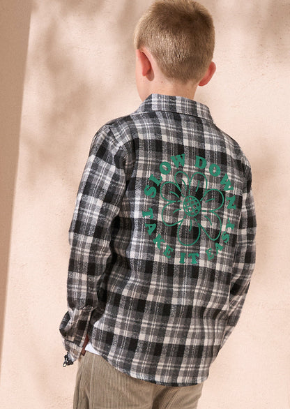 Hayden Stone Brushed Check Overshirt