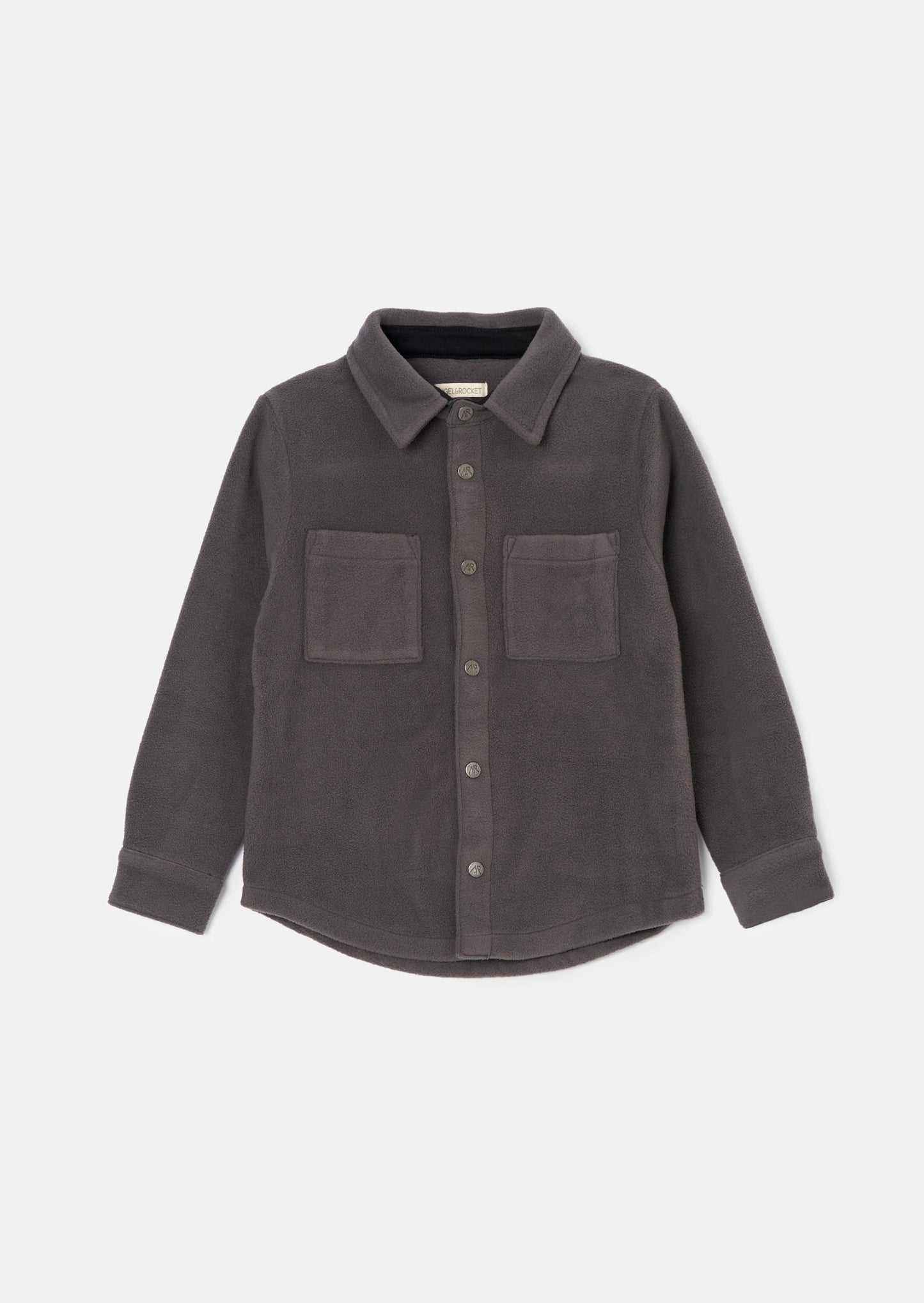 Kids Black Fleece Overshirt