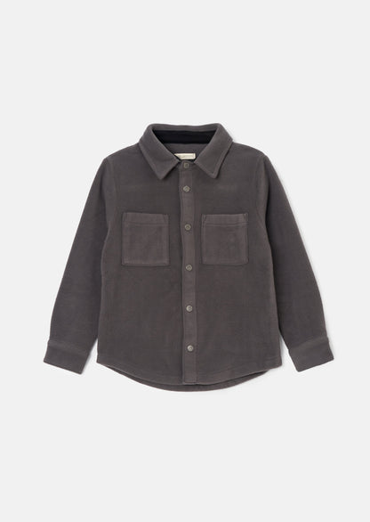 Grey Fleece Overshirt