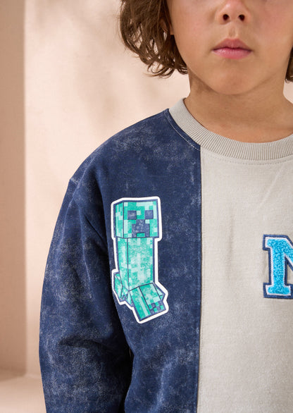 Minecraft Blue Block Sweat