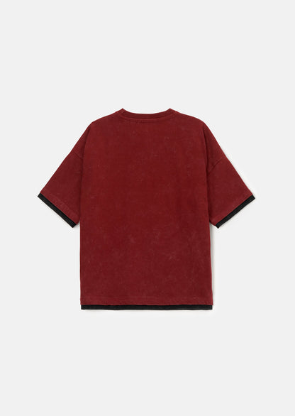 Sonic Red Washed Graphic T-Shirt