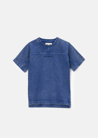 Evan Blue Yoke Detail T