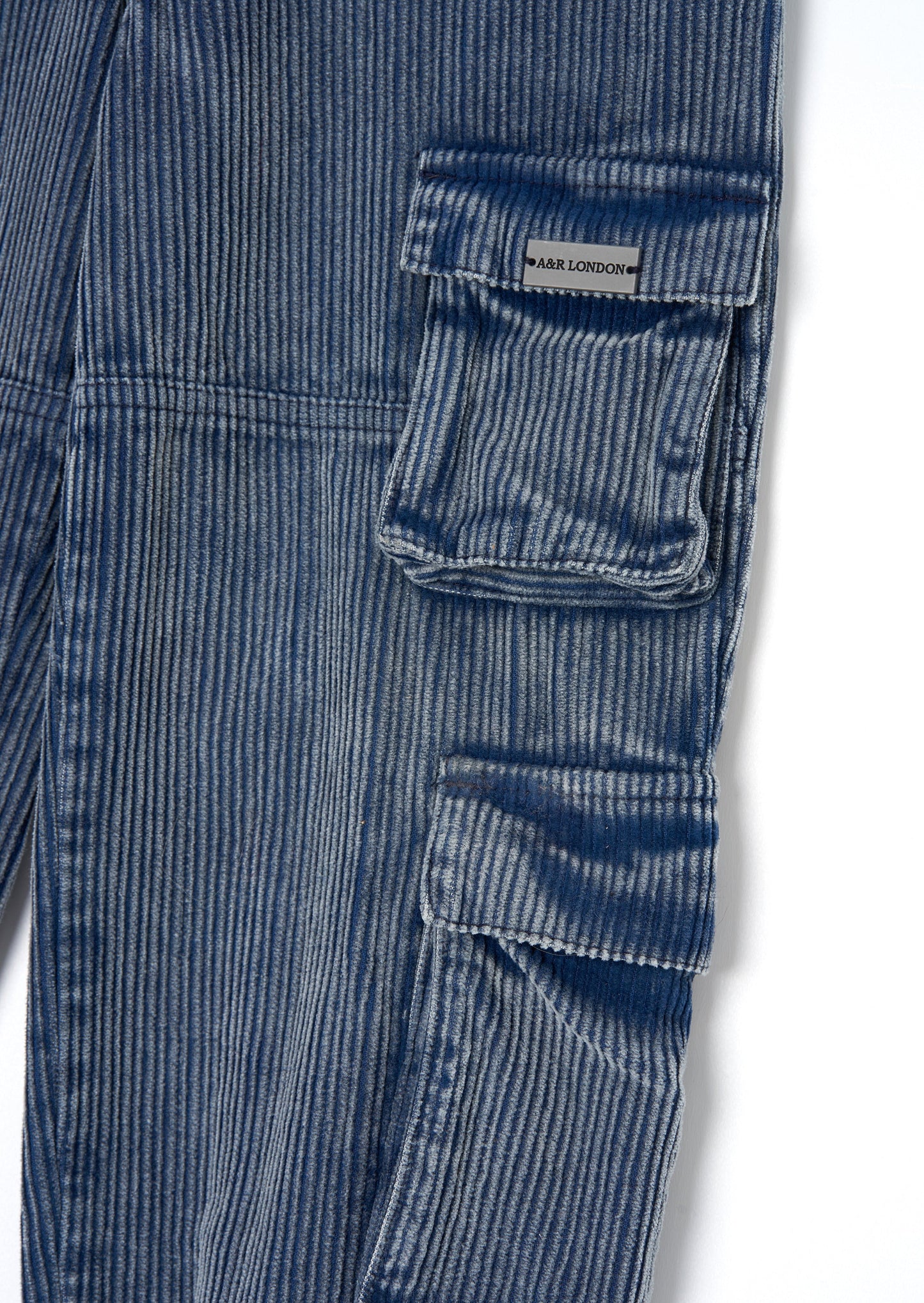 Joseph Blue Washed Cord Skater Trouser for Kids