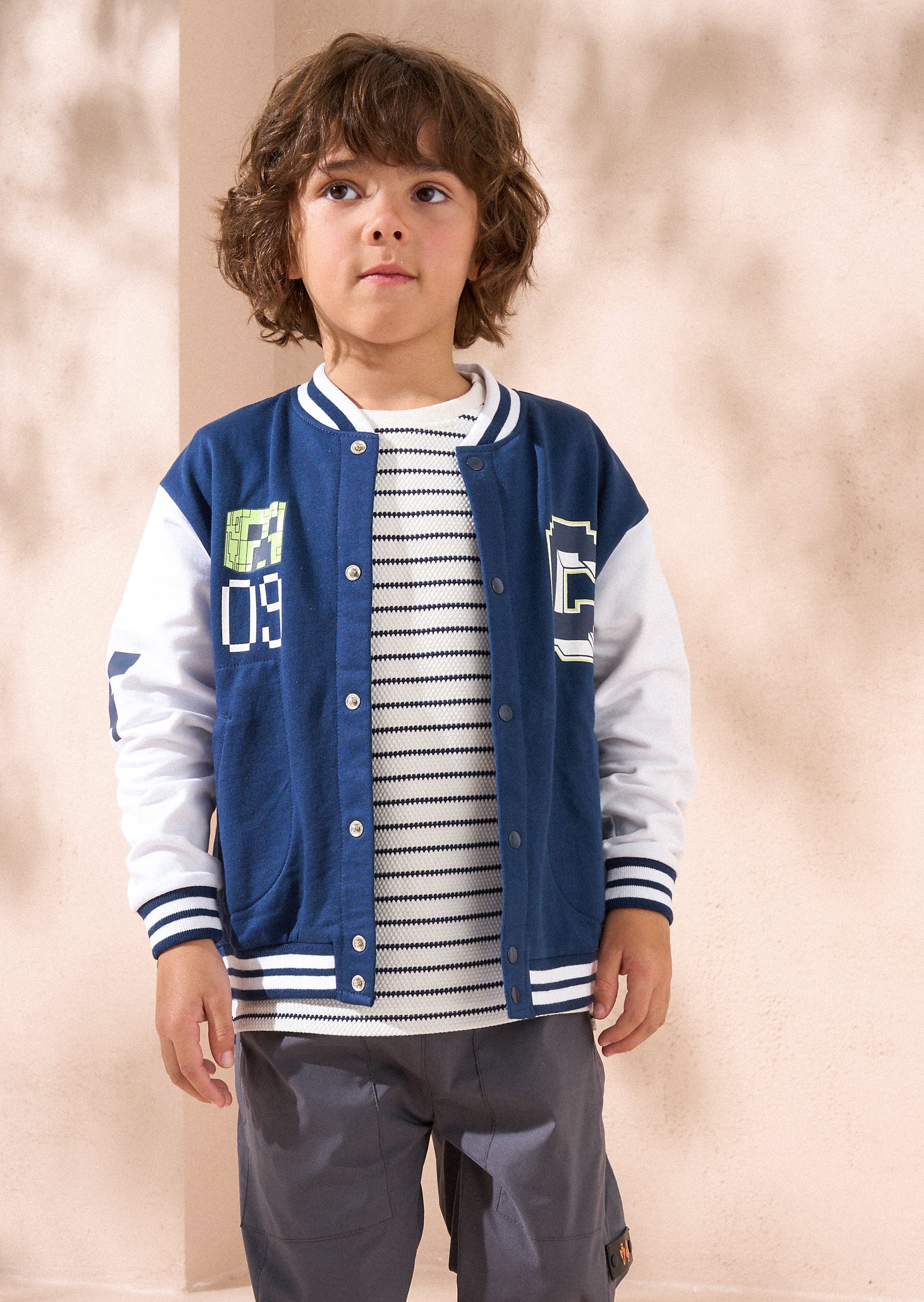 Minecraft Navy Varsity Jacket