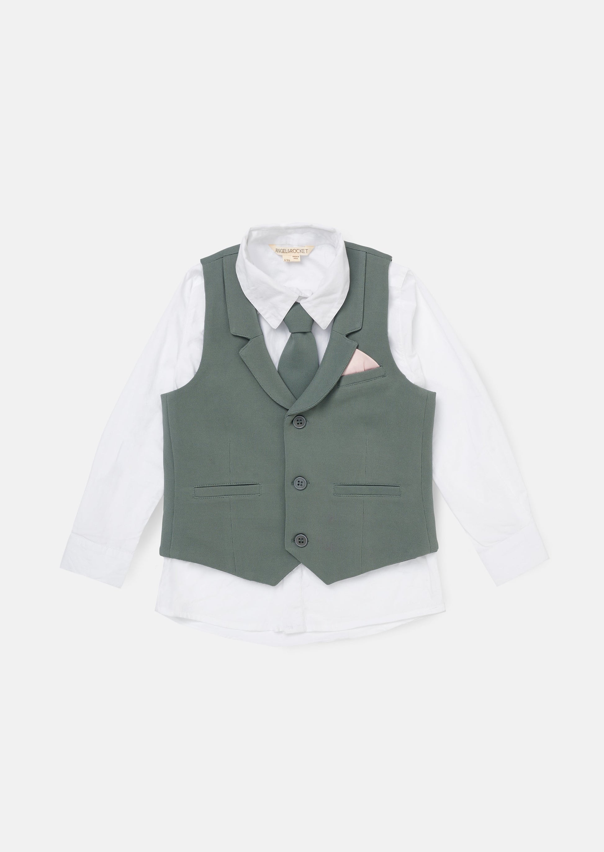 Benjamin Green Smart Textured Waistcoat Set