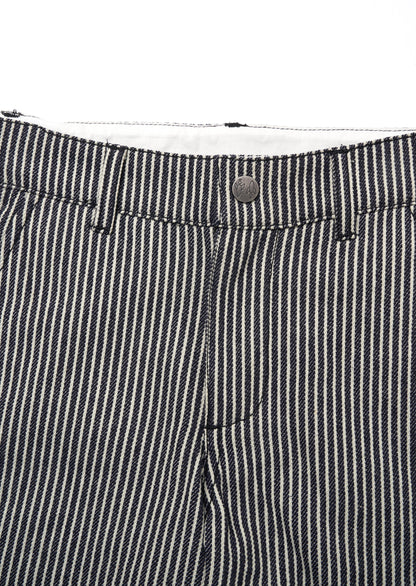 Navy Stripe Casual Shorts