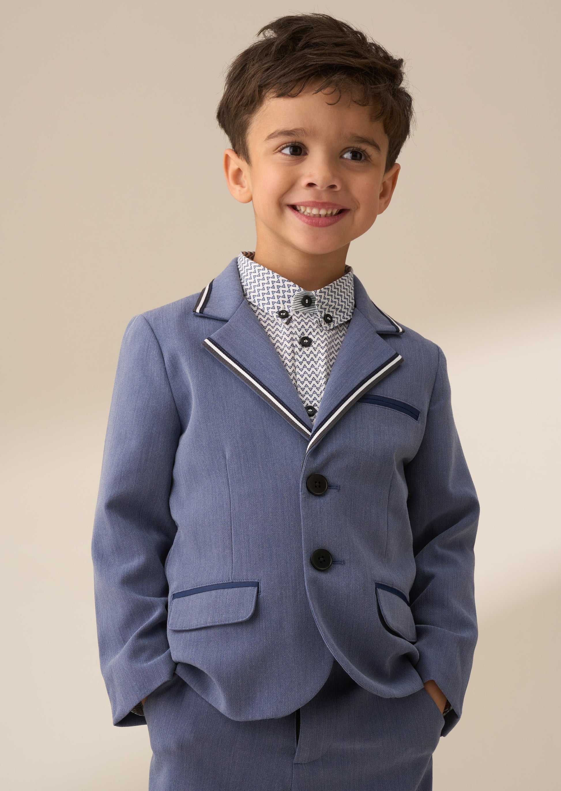 Boys Blue Smart Blazer