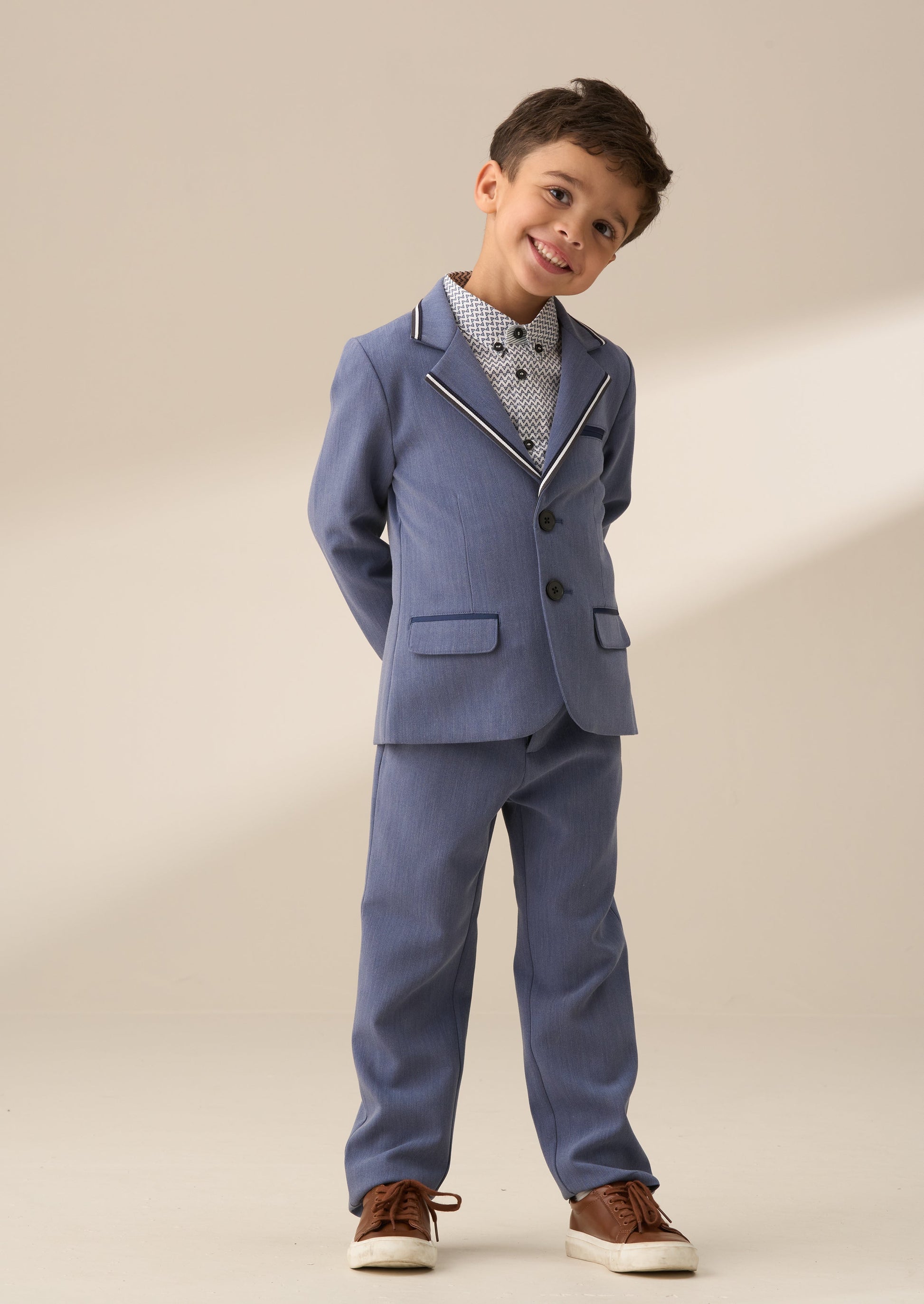 Boys Blue Smart Blazer