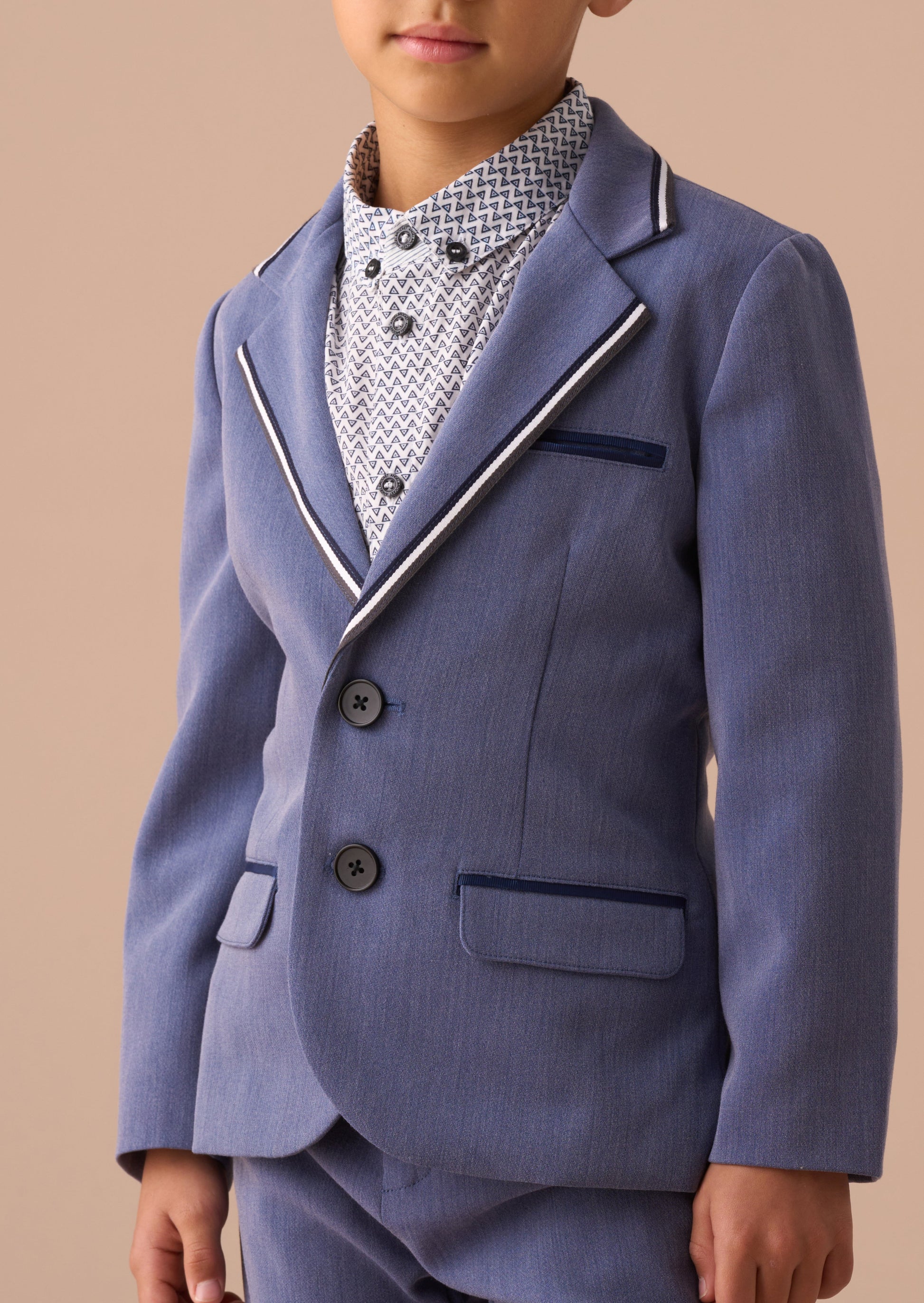 Boys Blue Smart Blazer