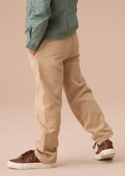 Stone Textured Smart Trouser