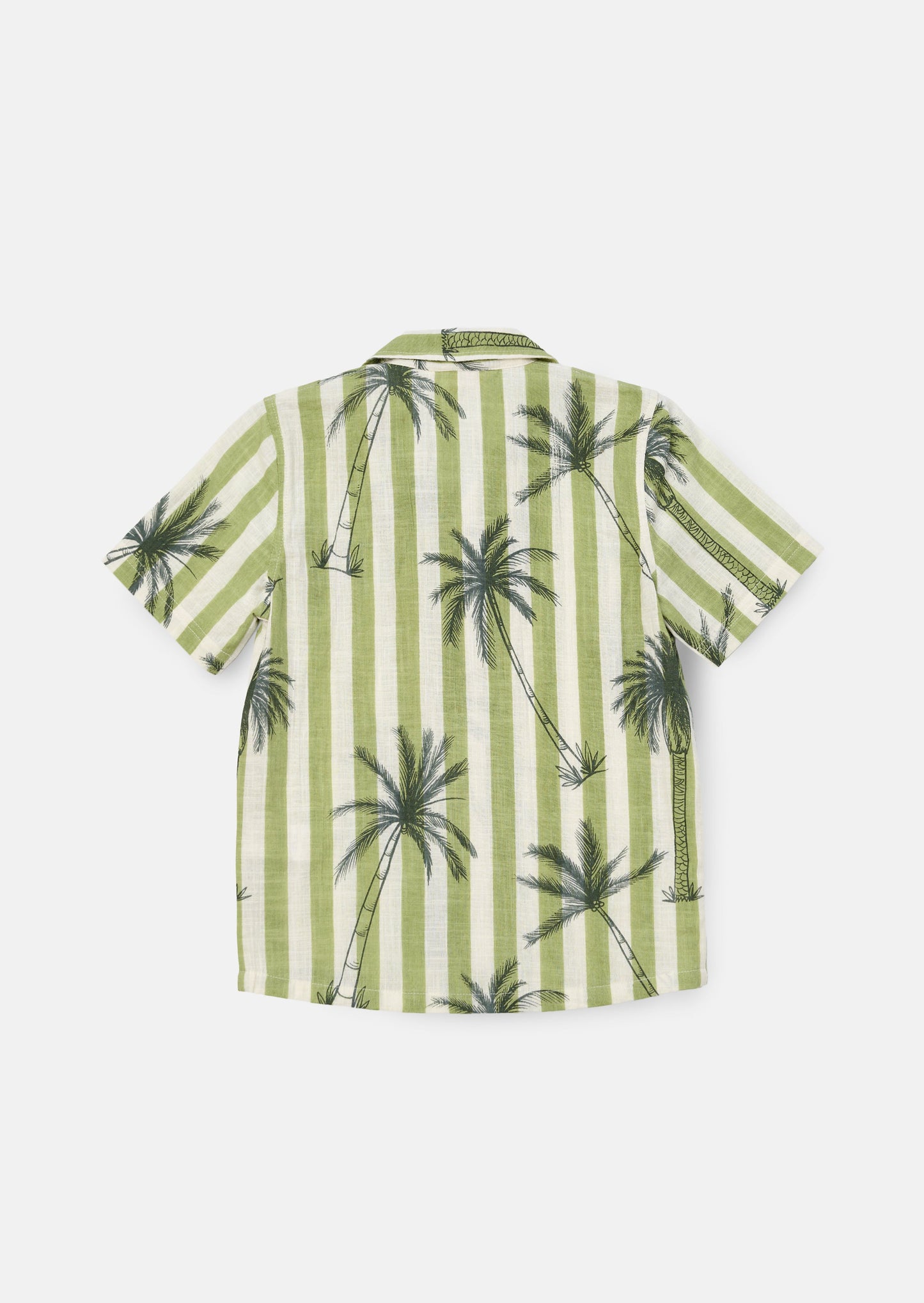 Kids Palm Print Resort Shirt