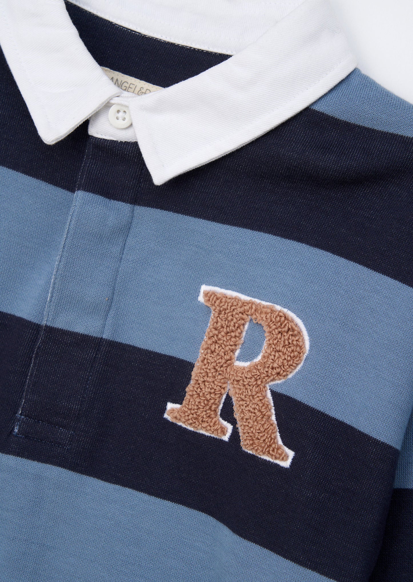 Zane Blue Stripe Rugby Shirt