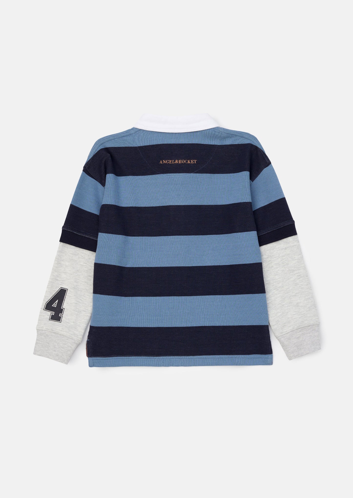 Zane Blue Stripe Rugby Shirt