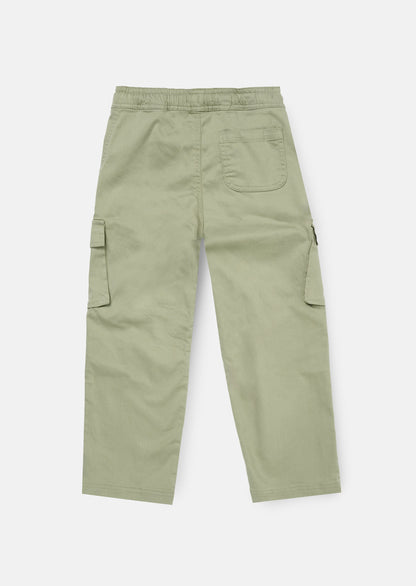 Jace Green Cargo Kids Jeans