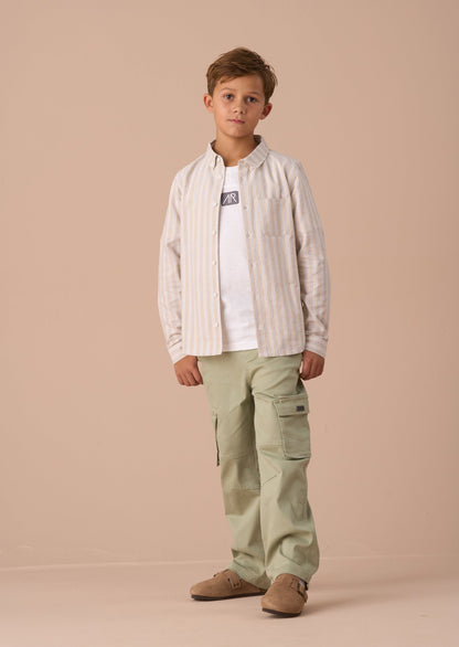 Jace Green Cargo Kids Jeans