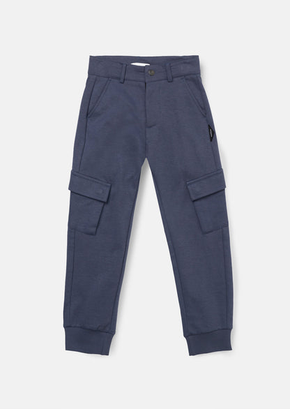 Navy Blue Smart Cargo Pants