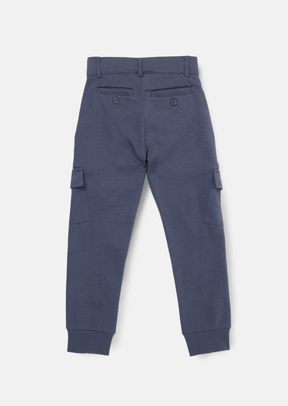 Navy Blue Smart Cargo Pants