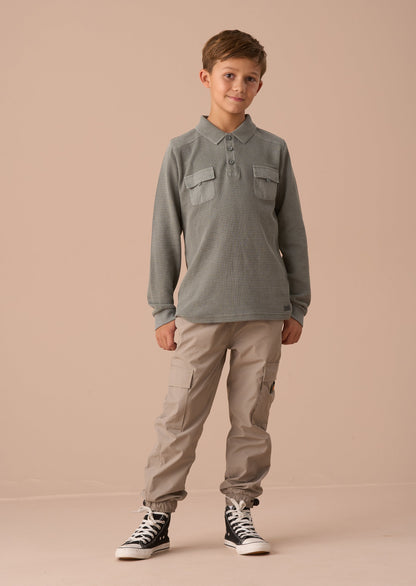 Finn Stone Kids Cargo Joggers