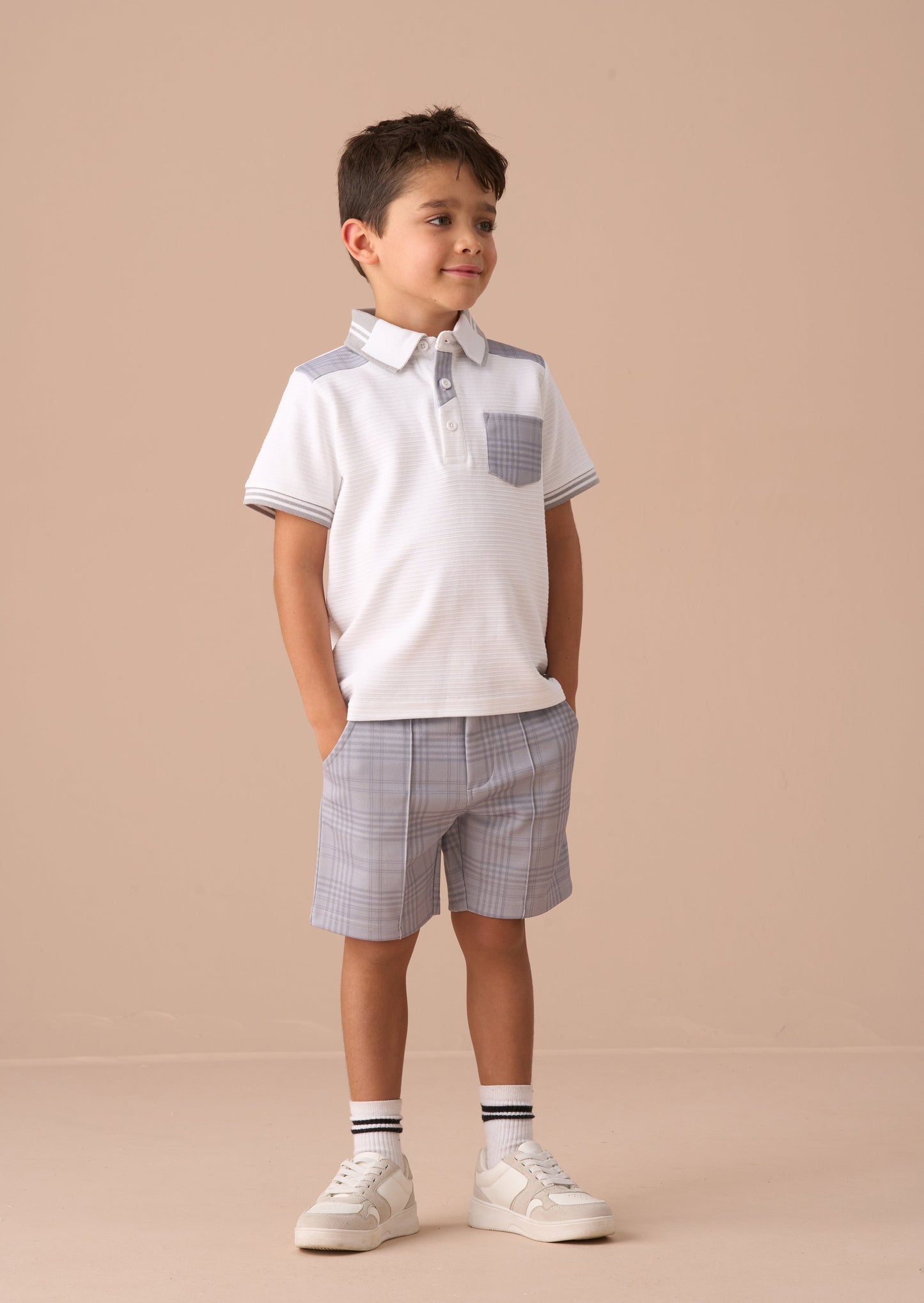 Kane Grey Kids Textured Shorts