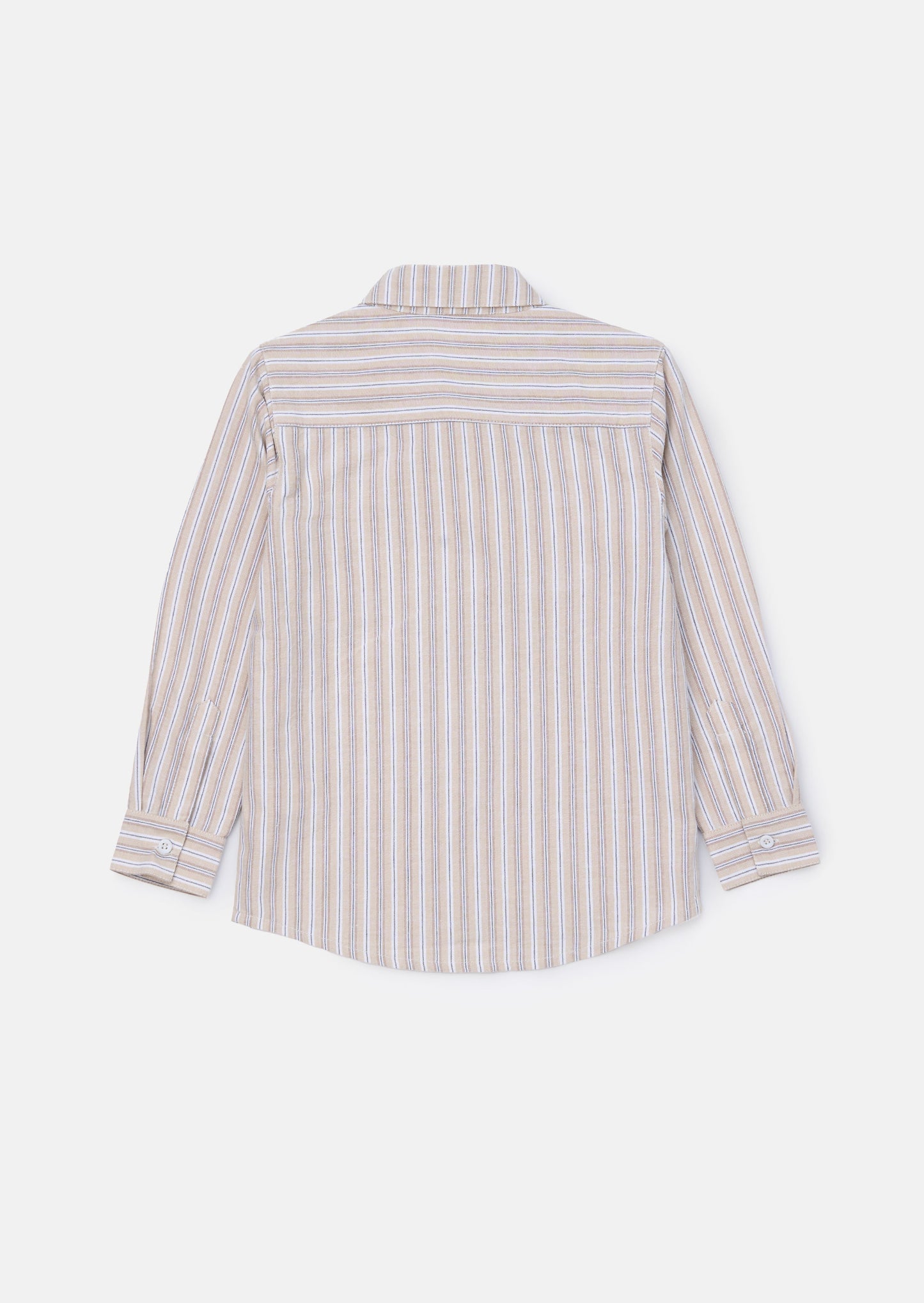 Stylish Ralph Stone Oxford Stripe Shirt for Boys Ages 3-14