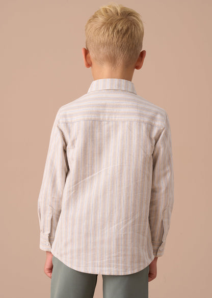 Ralph Stone Oxford Stripe Kids' Shirt