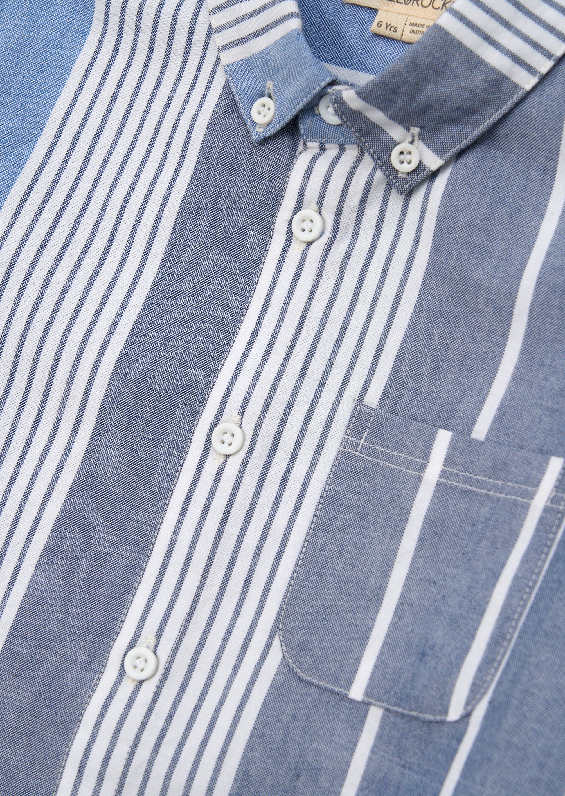 Ralph Blue Oxford Stripe