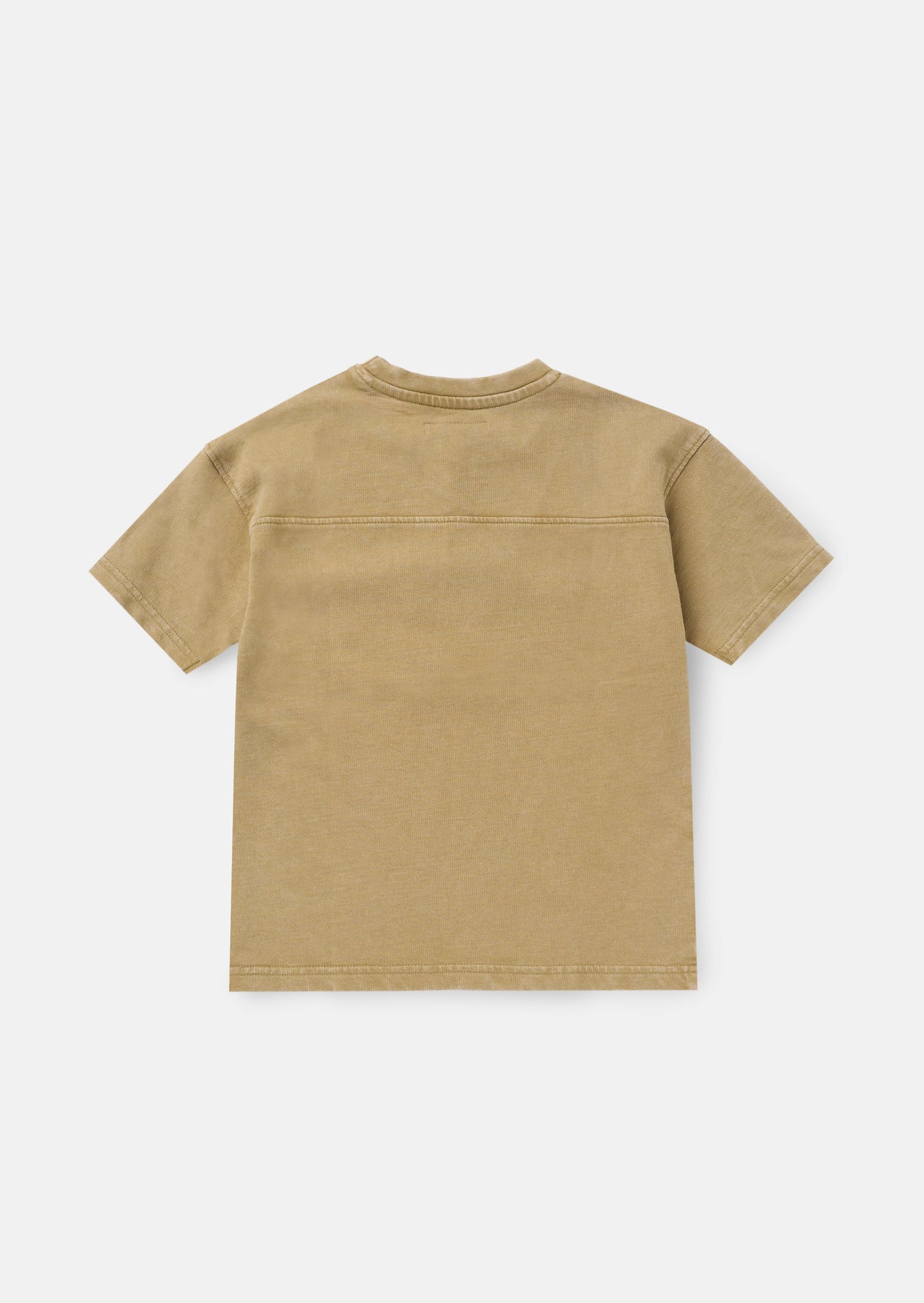 Tan Embroidered Kids T-Shirt