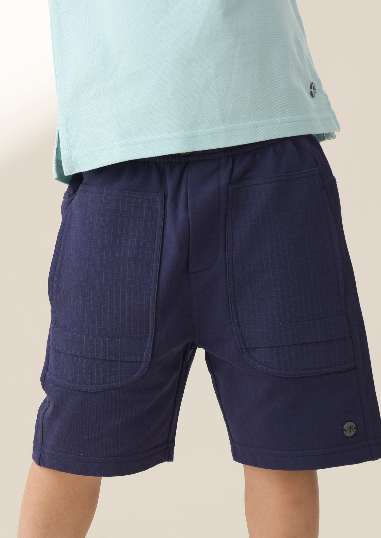 Navy Bermuda Kids Shorts