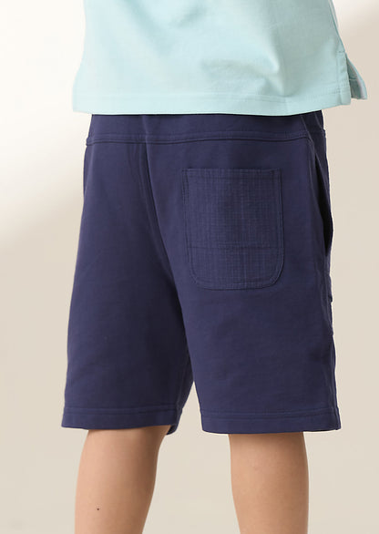 Navy Bermuda Kids Shorts