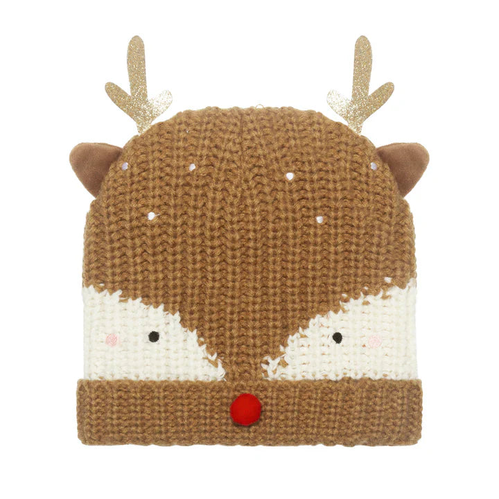 Reindeer Knitted Hat